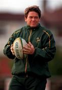 12 November 2000; South Africa's coach Harry Viljoen during the South African training session in Blackrock Rugby Club in Stradbrook Road, Dublin. Photo by Matt Browne/Sportsfile