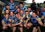 8 October 2000;  The UCD team celebrate following the Dublin Senior Hurling A Championship Final match between University College Dublin and St Vincents at Parnell Park in Dublin. Photo by Ray Lohan/Sportsfile
