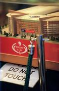 27 November 2000; Picture of the eircom Park model inside the FAI headquarters at Merrion Square in Dublin. Photo by David Maher/Sportsfile