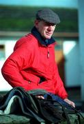 1 December 2000; Horse trainer, Arthur Moore during a visit to the Rathangan stables in Kildare. Photo by David Maher/Sportsfile