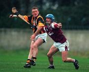 3 December 2000; Ollie Canning of Galway under pressure from Johnny Butler of Kilkenny during the 1999 Oireachtas Hurling Final between Galway and Kilkenny in Nenagh, Tipperary. Photoby Ray McManus/Sportsfile