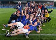 12 September 2015; The Wicklow team celebrate with the cup after the game. Bord Gais Energy GAA Hurling All-Ireland U21 B Championship Final, Meath v Wicklow, Semple Stadium, Thurles, Co. Tipperary. Picture credit: Brendan Moran / SPORTSFILE