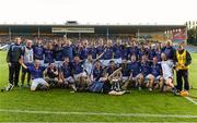 12 September 2015; The Wicklow team celebrate with the cup after the game. Bord Gais Energy GAA Hurling All-Ireland U21 B Championship Final, Meath v Wicklow, Semple Stadium, Thurles, Co. Tipperary. Picture credit: Brendan Moran / SPORTSFILE