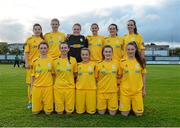 12 September 2015; The Castlebar Celtic team. Continental Tyres Women's National League, Castlebar Celtic v Galway WFC, Celtic Park, Castlebar, Co. Mayo. Picture credit: Piaras Ó Mídheach / SPORTSFILE