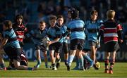 12 September 2015; Action from the NUIM Barnhall RFC  v Wicklow RFC during the Half-Time Mini Games. Guinness PRO12, Round 2, Leinster v Cardiff Blues, RDS, Ballsbridge, Dublin. Picture credit: Ray McManus / SPORTSFILE