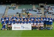 13 September 2015; The Laois squad. Liberty Insurance All Ireland Premier Junior Camogie Championship Final, Laois v Roscommon. Croke Park, Dublin. Picture credit: David Maher / SPORTSFILE