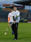 12 September 2015; Seanie O’Brien, Patrickswell GAA Club, Limerick, competes in the half-time Crossbar Challenge. Bord Gais Energy GAA Hurling All-Ireland U21 Championship Final, Limerick v Wexford, Semple Stadium, Thurles, Co. Tipperary. Picture credit: Brendan Moran / SPORTSFILE