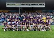 12 September 2015; The Wexford squad. Bord Gais Energy GAA Hurling All-Ireland U21 Championship Final, Limerick v Wexford, Semple Stadium, Thurles, Co. Tipperary. Picture credit: Diarmuid Greene / SPORTSFILE