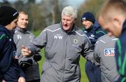 26 March 2009; Northern Ireland manager Nigel Worthington during squad training ahead of their 2010 FIFA World Cup Qualifier against Poland on Saturday. Northern Ireland squad training, Greenmount College, Antrim, Co. Antrim. Picture credit; Oliver McVeigh / SPORTSFILE