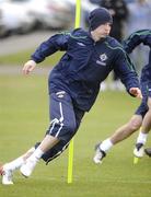 26 March 2009; Northern Ireland's Ryan McGivern in action during squad training ahead of their 2010 FIFA World Cup Qualifier against Poland on Saturday. Northern Ireland squad training, Greenmount College, Antrim, Co. Antrim. Picture credit; Oliver McVeigh / SPORTSFILE