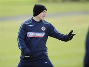 26 March 2009; Northern Ireland's new cap Jamie Ward during squad training ahead of their 2010 FIFA World Cup Qualifier against Poland on Saturday. Northern Ireland squad training, Greenmount College, Antrim, Co. Antrim. Picture credit; Oliver McVeigh / SPORTSFILE