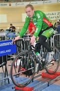 26 March 2009; Ireland's David O'Loughlin warming up for the Men's Individual Pursuit Qualifying round. 2009 UCI Track Cycling World Championships, BGZ Arena, Pruszkow, Poland. Picture credit: Stephen McMahon / SPORTSFILE