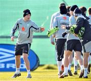 27 March 2009; Republic of Ireland's Aiden McGeady during squad training ahead of their 2010 FIFA World Cup Qualifier against Bulgaria on Saturday. Gannon Park, Malahide, Co. Dublin. Picture credit: David Maher / SPORTSFILE