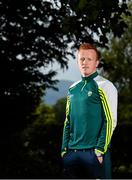 14 September 2015; Kerry's Johnny Buckley during a press evening ahead of their GAA Football All-Ireland Senior Championship Final with Dublin. Kerry Senior Football Team Press Conference, Brehon Hotel, Killarney, Co. Kerry. Picture credit: Diarmuid Greene / SPORTSFILE