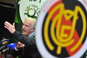 29 March 2009; Republic of Ireland manager Giovanni Trapattoni during a press conference ahead of their 2010 FIFA World Cup Qualifier against Italy on Wednesday. Gannon Park, Malahide, Co. Dublin. Picture credit: David Maher / SPORTSFILE