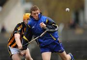 29 March 2009; Patrick Kelly, Clare, in action against Richie Power, Kilkenny. Allianz GAA NHL Division 1, Round 5, Clare v Kilkenny, Cusack Park, Ennis, Co. Clare. Picture credit: Brian Lawless / SPORTSFILE