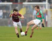 29 March 2009; Ronan McGarrity, Mayo, in action against Sean Armstrong, Galway. Allianz GAA NFL Division 1, Round 6, Galway v Mayo, Tuam Stadium, Tuam, Co.Galway. Photo by Sportsfile