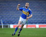29 March 2009; Philip Austin, Tipperary, celebrates after scoring the first goal against Louth. Allianz GAA NFL Division 3, Round 6, Tipperary v Louth, Semple Stadium, Thurles, Co. Tipperary. Picture credit: Matt Browne / SPORTSFILE