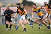 29 March 2009; Michael Rice, Kilkenny, in action against Diarmuid McMahon, Clare. Allianz GAA NHL Division 1, Round 5, Clare v Kilkenny, Cusack Park, Ennis, Co. Clare. Picture credit: Brian Lawless / SPORTSFILE