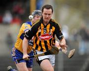 29 March 2009; Michael Kavanagh, Kilkenny, in action against Niall Gilligan, Clare. Allianz GAA NHL Division 1, Round 5, Clare v Kilkenny, Cusack Park, Ennis, Co. Clare. Picture credit: Brian Lawless / SPORTSFILE