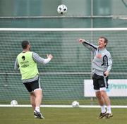 30 March 2009; Republic of Ireland's Glenn Whelan  in action during squad training ahead of their 2010 FIFA World Cup Qualifier against Italy on Wednesday. Gannon Park, Malahide, Co. Dublin. Picture credit: David Maher / SPORTSFILE