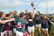 29 March 2009; The St Marys players celebrate after the game with the Lynch cup. Lynch Cup Final, Dublin Insitute of Technology v St Marys, Belfast, UUJ, Jordanstown, Shore Road, Newtownabbey, Co. Antrim. Picture credit: Oliver McVeigh / SPORTSFILE