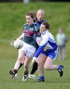 29 March 2009; Emma Hegarty, St Marys, in action against Bronagh McGrane, DIT. Lynch Cup Final, Dublin Insitute of Technology v St Marys, Belfast, UUJ, Jordanstown, Shore Road, Newtownabbey, Co. Antrim. Picture credit: Oliver McVeigh / SPORTSFILE