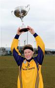 29 March 2009; DCU captain Fiona McHale holds up the O'Connor cup. O'Connor Cup Final, University of DCU v University of Limerick, UUJ, Jordanstown, Shore Road, Newtownabbey, Co. Antrim. Picture credit: Oliver McVeigh / SPORTSFILE