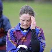 29 March 2009; A dejected Anne O'Dwyer, University of Limerick, after the game. O'Connor Cup Final, University of DCU v University of Limerick, UUJ, Jordanstown, Shore Road, Newtownabbey, Co. Antrim. Picture credit: Oliver McVeigh / SPORTSFILE