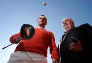 31 March 2009; Armagh footballer Steven McDonnell, left, and Armagh football manager Joe Kernan at the launch of the 2009 FBD All-Ireland GAA Golf Challenge. Croke Park, Dublin. Photo by Sportsfile