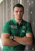 15 September 2015; Ireland's Peter O'Mahony following a press conference. Carton House, Maynooth, Co. Kildare. Picture credit: Seb Daly / SPORTSFILE
