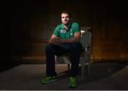 15 September 2015; Ireland's Jared Payne during a press conference. Carton House, Maynooth, Co. Kildare. Picture credit: Matt Browne / SPORTSFILE