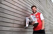 15 September 2015; James Chambers, St.Patrick's Athletic, during the EA Sports Cup Final Media Day. FAI National Training Centre, Abbotstown, Co. Dublin. Picture credit: David Maher / SPORTSFILE