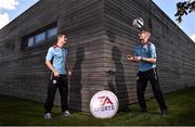 15 September 2015; Jake Keegan, left, and Paul Sinnott, Galway United, during the EA Sports Cup Final Media Day. FAI National Training Centre, Abbotstown, Co. Dublin. Picture credit: David Maher / SPORTSFILE