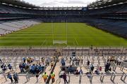 5 September 2015; Dublin supporters arrive on Hill 16 ahead of the game. GAA Football All-Ireland Senior Championship Semi-Final Replay, Dublin v Mayo. Croke Park, Dublin. Picture credit: Stephen McCarthy / SPORTSFILE