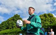 17 September 2015; Ireland's Luke Fitzgerald arrives ahead of squad training. Sophia Gardens, Cardiff, Wales. Picture credit: Brendan Moran / SPORTSFILE