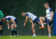 17 September 2015; Ireland players Luke Fitzgerald, right, Dave Kearney, centre, and Cian Healy in action during squad training. Sophia Gardens, Cardiff, Wales. Picture credit: Brendan Moran / SPORTSFILE