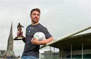 17 September 2015; Vinny Faherty, Limerick FC, with the SSE Airtricity SWAI Player of the Month award for August. Marketsfield, Limerick. Picture credit: Diarmuid Greene / SPORTSFILE