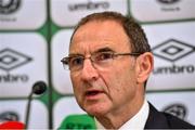 17 September 2015; Republic of Ireland manager Martin O'Neill during a press conference. FAI Headquarters, National Sports Campus, Abbotstown, Dublin. Picture credit: Matt Browne / SPORTSFILE