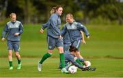 17 September 2015; Republic of Ireland's Louise Quinn during a training session. FAI National Training Centre, National Sports Campus, Abbotstown, Dublin. Picture credit: Matt Browne / SPORTSFILE