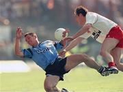 17 September 1995; Jim Gavin of Dublin in action against Ronan McGarrity of Tyrone during the 1995 All Ireland Senior Football Final match between Dublin and Tyrone at Croke Park in Dublin. Photo by Ray McManus/SPORTSFILE