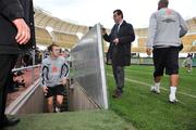 31 March 2009; Republic of Ireland's Aiden McGeady, walks up from the tunnel area before the start of squad training ahead of their 2010 FIFA World Cup Qualifier against Italy on Wednesday. Republic of Ireland Squad Training, San Nicola Stadium, Bari, Italy. Picture credit: David Maher / SPORTSFILE