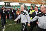 31 March 2009; Republic of Ireland's Giovanni Trapattoni arriving for the start of  squad training ahead of their 2010 FIFA World Cup Qualifier against Italy on Wednesday. Republic of Ireland Squad Training, San Nicola Stadium, Bari, Italy. Picture credit: David Maher / SPORTSFILE