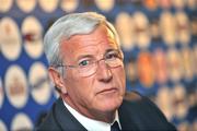 31 March 2009; Italy manager Marcello Lippi during a press conference ahead of their 2010 FIFA World Cup Qualifier against the Republic of Ireland on Wednesday. San Nicola Stadium, Bari, Italy. Picture credit: David Maher / SPORTSFILE