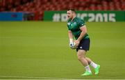 18 September 2015; Ireland's Cian Healy during the captain's run. Ireland Rugby Squad Captain's Run, 2015 Rugby World Cup. Millennium Stadium, Cardiff, Wales. Picture credit: Brendan Moran / SPORTSFILE