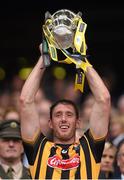 6 September 2015; Michael Fennelly, Kilkenny, lifts the Liam MacCarthy Cup. GAA Hurling All-Ireland Senior Championship Final, Kilkenny v Galway. Croke Park, Dublin. Picture credit: Stephen McCarthy / SPORTSFILE