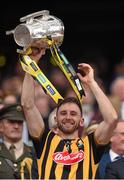 6 September 2015; Conor Fogarty, Kilkenny, lifts the Liam MacCarthy Cup. GAA Hurling All-Ireland Senior Championship Final, Kilkenny v Galway. Croke Park, Dublin. Picture credit: Stephen McCarthy / SPORTSFILE