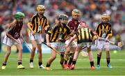 6 September 2015; Patsy Kenny, Owning N.S., Piltown, Co. Kilkenny, representing Kilkenny, during the Cumann na mBunscol INTO Respect Exhibition Go Games 2015 at Kilkenny v Galway - GAA Hurling All-Ireland Senior Championship Final. Croke Park, Dublin. Picture credit: Stephen McCarthy / SPORTSFILE