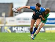 19 September 2015; Conor Nash, Leinster, is tackled by Hugh Lane, Connacht. Clubs Interprovincial Rugby Championship, Round 3, Connacht v Leinster. Sportsground, Galway. Picture credit: Matt Browne / SPORTSFILE
