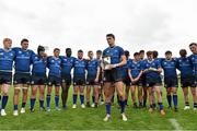 19 September 2015; Leinster captain Conor Nash with his players after the game. Clubs Interprovincial Rugby Championship, Round 3, Connacht v Leinster. Sportsground, Galway. Picture credit: Matt Browne / SPORTSFILE